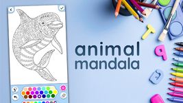 Livre coloriage animal Mandala image 20