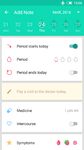 Tangkap skrin apk Period ovulation tracker 