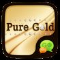 (FREE) GO SMS PURE GOLD THEME apk icon