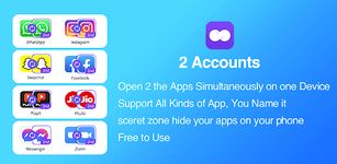 2Accounts: Multi User Switch のスクリーンショットapk 