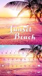 Sunset Beach Kika Keyboard capture d'écran apk 4