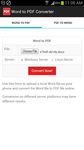 Word to PDF Converter screenshot apk 1