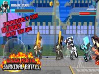 Captura de tela do apk Block Mortal Survival Battle 2