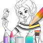 Icono de Princess coloring book