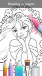 Princess coloring book captura de pantalla apk 14