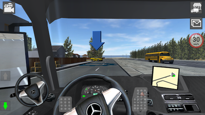 NOVO JOGO DE CAMINHÃO PARA CELULAR - GBD Mercedes Truck Simulator 