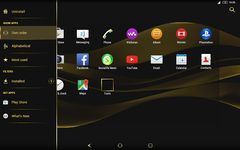 Noir et Or Thème pour Xperia capture d'écran apk 7