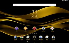 Noir et Or Thème pour Xperia capture d'écran apk 8