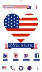 ハート壁紙　USA Flag Heart のスクリーンショットapk 2