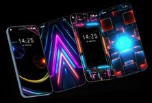 Tangkapan layar apk Neon 3D Next Launcher Theme 5