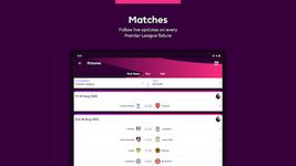 Tangkap skrin apk Premier League - Official App 1