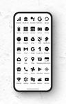 Zwart - Black Icon Pack capture d'écran apk 4