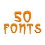 Fonts for FlipFont 50 24