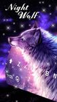 Night Wolf Kika Keyboard Theme Screenshot APK 2