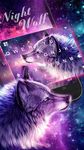 Night Wolf Kika Keyboard Theme capture d'écran apk 3