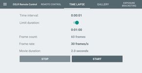 DSLR Remote Control - Camera Tethered Shooting captura de pantalla apk 3