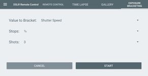 DSLR Remote Control - Camera Tethered Shooting captura de pantalla apk 1