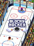 Screenshot 1 di Blocky Hockey - Ice Runner apk