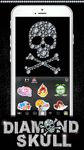 Diamond Skull Kika Keyboard captura de pantalla apk 2