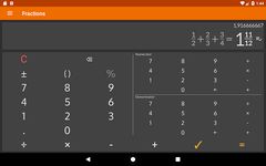 Скриншот  APK-версии Калькулятор дробей с решением