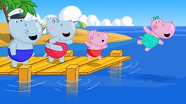 Aventuras en la playa de Hippo captura de pantalla apk 5