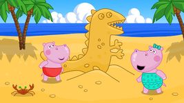 Aventuras en la playa de Hippo captura de pantalla apk 4