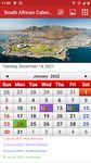 South African Calendar 2017 screenshot apk 3