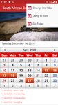 South African Calendar 2017 screenshot apk 1