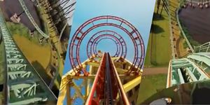 VR Thrills: Roller Coaster 360 στιγμιότυπο apk 3