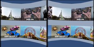 Tangkapan layar apk VR Thrills: Roller Coaster 360 2