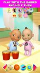 Screenshot 12 di Talking Baby Twins Newborn Fun apk