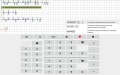Fracciones calculadora captura de pantalla apk 9