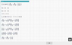 Fracciones calculadora captura de pantalla apk 7