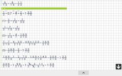 Fracciones calculadora captura de pantalla apk 5