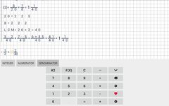 Fracciones calculadora captura de pantalla apk 4