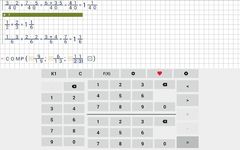 Fracciones calculadora captura de pantalla apk 2