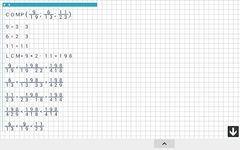 Fracciones calculadora captura de pantalla apk 1