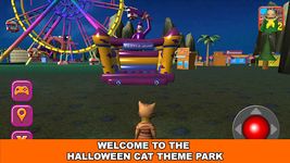 Скриншот 7 APK-версии Halloween Cat Theme Park 3D
