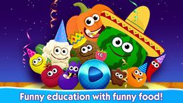Funny Food 2! Eğitici oyunlar ekran görüntüsü APK 7