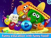 FUNNY FOOD 2! Kindergarten Learning Games for Kids στιγμιότυπο apk 