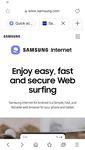 Tangkapan layar apk Samsung Internet Beta 1
