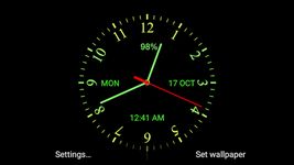 Analog Clock Live Wallpaper screenshot APK 8