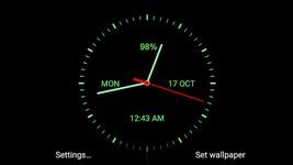 Analog Clock Live Wallpaper screenshot APK 23