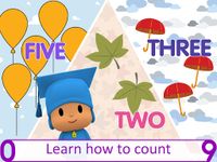 Скриншот 6 APK-версии Pocoyo Numbers 1, 2, 3 Free