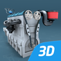 Иконка Four-stroke Otto engine VR 3D
