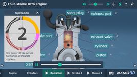 Captura de tela do apk Four-stroke Otto engine VR 3D 2