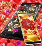 Tangkap skrin apk Gold rose live wallpaper 17