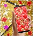 Tangkap skrin apk Gold rose live wallpaper 4