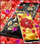 Tangkap skrin apk Gold rose live wallpaper 2