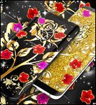 Скриншот 1 APK-версии Gold rose live wallpaper